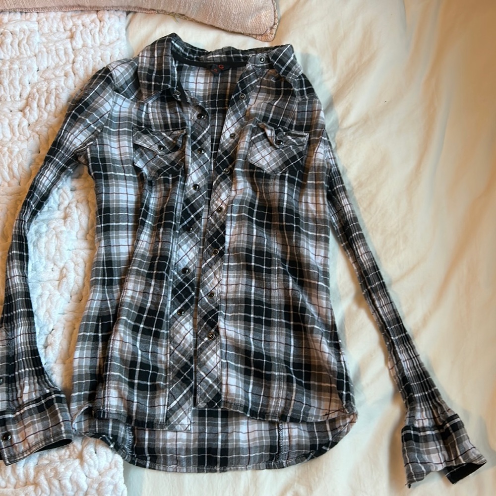 Fitted GUESS flannel